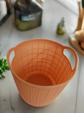 Small Round Brown Storage Basket